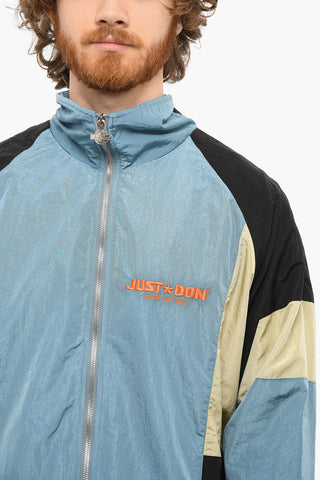 Embroidered Logo Windbreaker