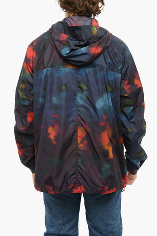 Printed Hooded Windbreaker