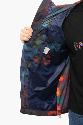 Printed Hooded Windbreaker
