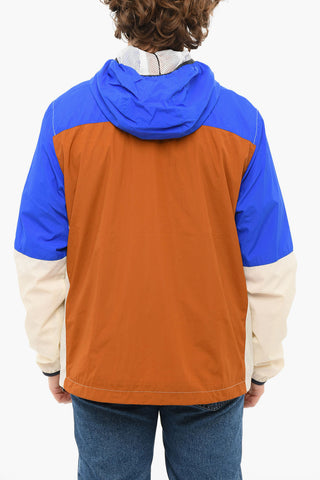 Hooded PACKAWAY Windbreaker