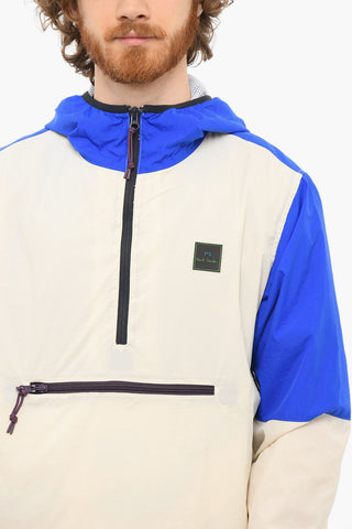 Hooded PACKAWAY Windbreaker