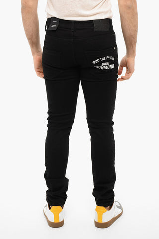 Straight-leg Denims with JR Logo