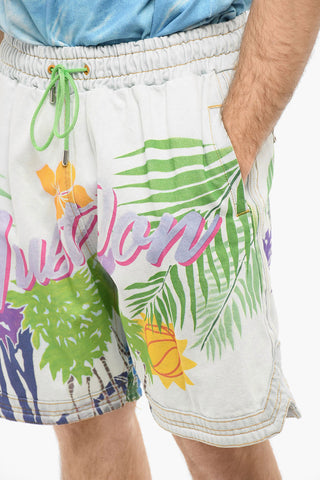 ISLANDERS 데님 숏츠 HAWAII 스트링