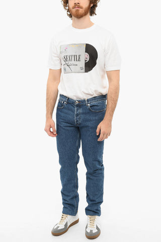 Jeans A Gamba Diritta COETK in Lavaggio Medio