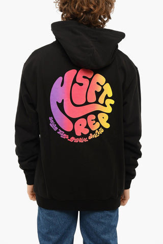 SPRING TINGS GASOLINE Hoodie Sweatshirt with Multicolored Print