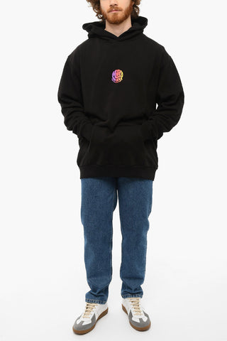 SPRING TINGS GASOLINE Hoodie Sweatshirt with Multicolored Print