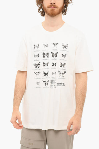 ADVENTURE Crewneck T-shirt with Contrasting Graphic Print