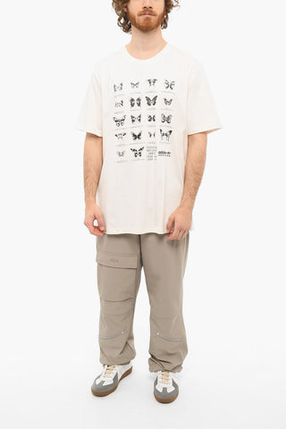 ADVENTURE Crewneck T-shirt with Contrasting Graphic Print