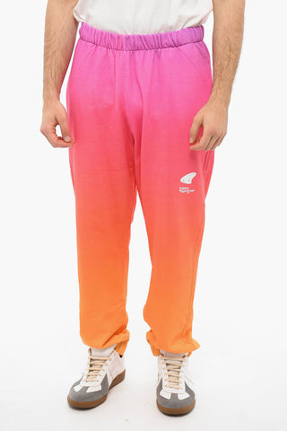 TRIPPY SUMMER GRADIENT Joggers with Logo Print