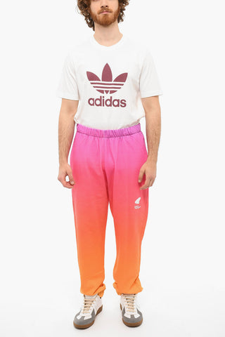 TRIPPY SUMMER GRADIENT Joggers with Logo Print