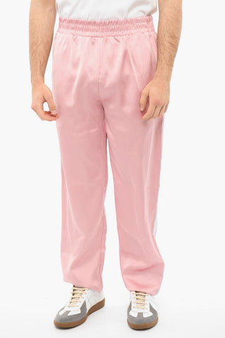 Pantaloni Jogger ACADEMY in Jersey con Bande Laterali