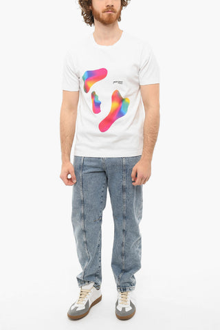 Regular Fit Printed ABSTRACT Short Sleeved T-shirt