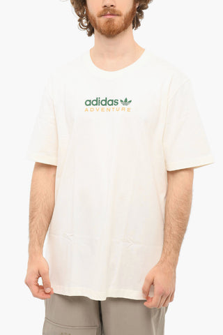ADVENTURE T-shirt Girocollo con Stampa Multicolor