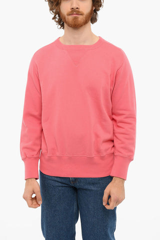 BAY MEADOWS Crewneck Sweatshirt with Visible Stitching