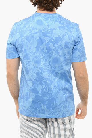 SUNFLOWERS T-shirt with Logo Patch