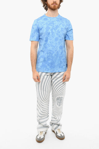 SUNFLOWERS T-shirt with Logo Patch