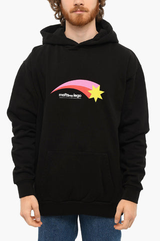 Felpa Hoodie STAR con Stampa Multicolor