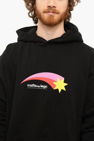 Felpa Hoodie STAR con Stampa Multicolor