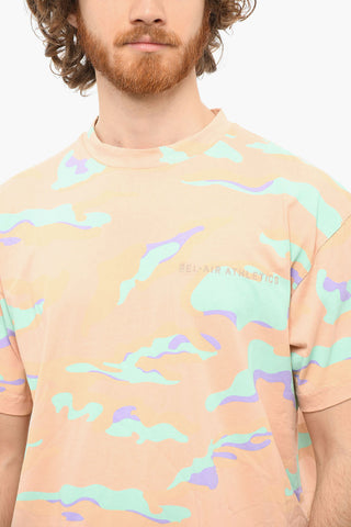 CAMO REGULAR T-shirt with Camouglage Motif and Embroidery