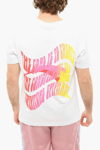Printed Crew-neck STAR LOGO T-Shirt