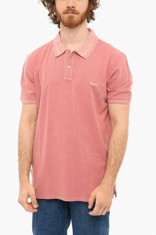 Polo con Logo Ricamato Ton-sur-ton