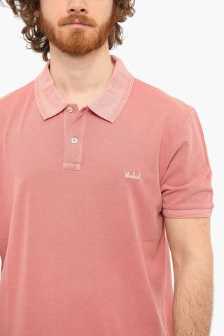 Polo con Logo Ricamato Ton-sur-ton