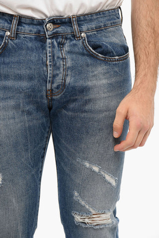 Mid-washed KOKO Distressed Denims