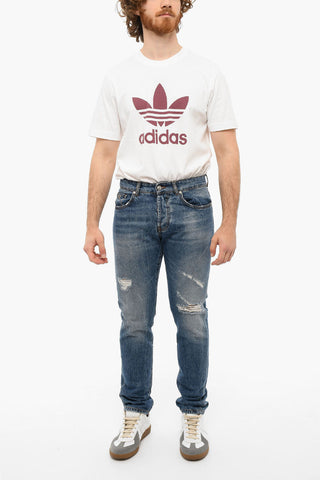 Mid-washed KOKO Distressed Denims