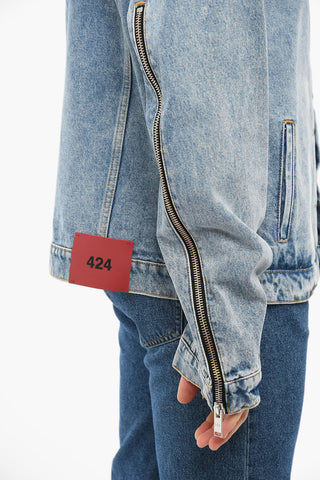 Distressed Denim Jacket