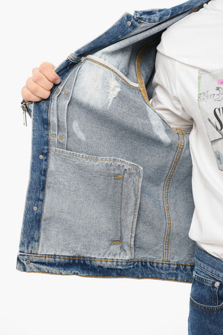Distressed Denim Jacket