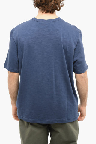 Printed Flamed Cotton Short Sleeved T-shirt