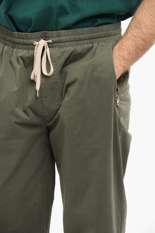 Cotton-poplin ONTAKE Joggers with Ankle-zip