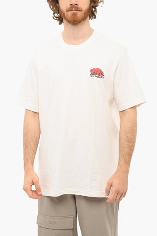 ADVENTURE Crewneck T-shirt with Embossed Lettering