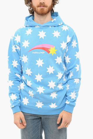 Felpa Hoodie STAR con Stampa Allover