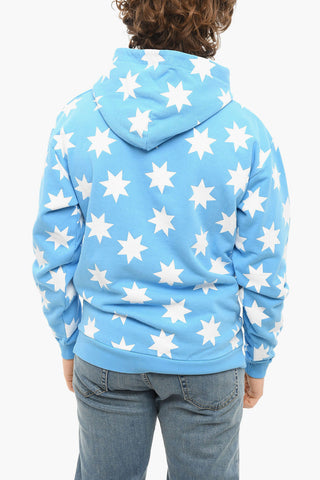 Felpa Hoodie STAR con Stampa Allover