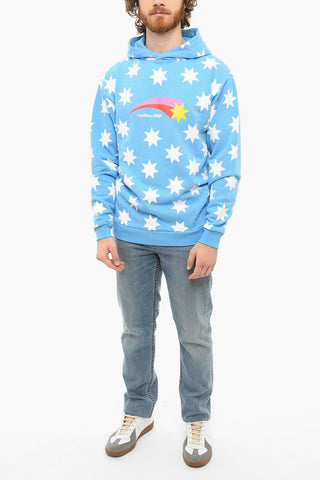 Felpa Hoodie STAR con Stampa Allover