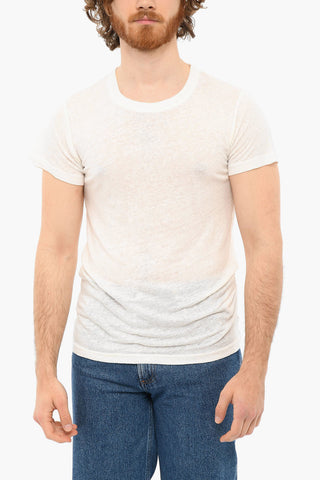 Crew Neck Flax T-Shirt