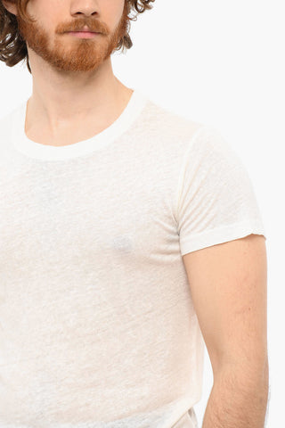 Crew Neck Flax T-Shirt