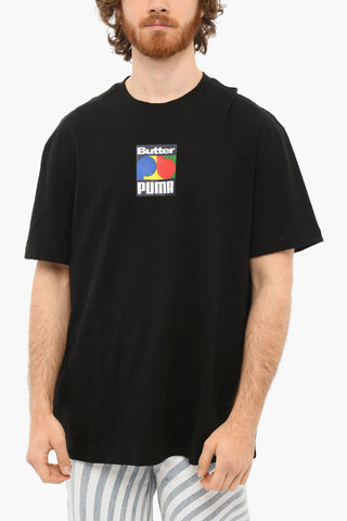 BUTTER T-Shirt Girocollo con Stampa sul Fronte
