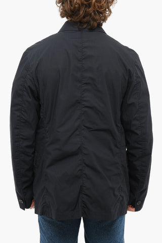 Unlined Blazer With 4 Patch Pockets