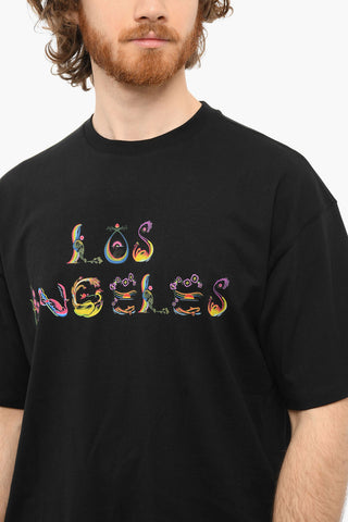 Crewneck Printed LOS ANGELES Short Sleeved T-shirt
