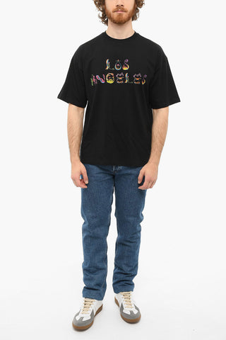 Crewneck Printed LOS ANGELES Short Sleeved T-shirt
