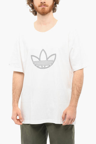 Logo Print OUTLINE Short Sleeved T-shirt