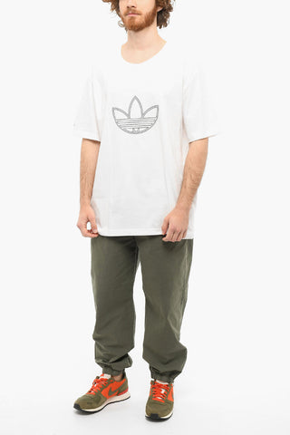 Logo Print OUTLINE Short Sleeved T-shirt