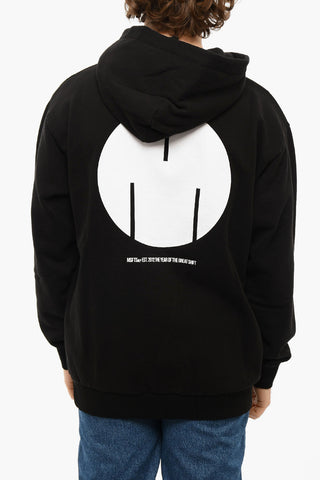 Hoodie Sweatshirt with Contrasting Logo Lettering