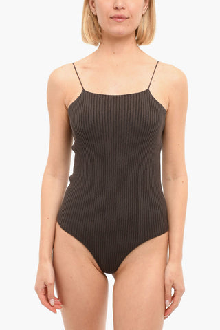 Ribbed Fabric AVEDON Bodysuit