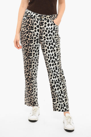 Animalier Print VENICE Straight Fit Jeans