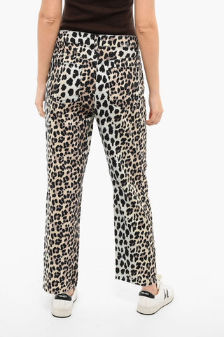 Animalier Print VENICE Straight Fit Jeans