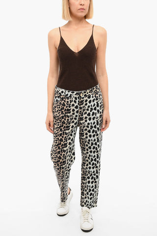 Animalier Print VENICE Straight Fit Jeans