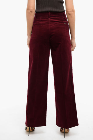 Ribbed Velvet ADLAI High Waisted Pants